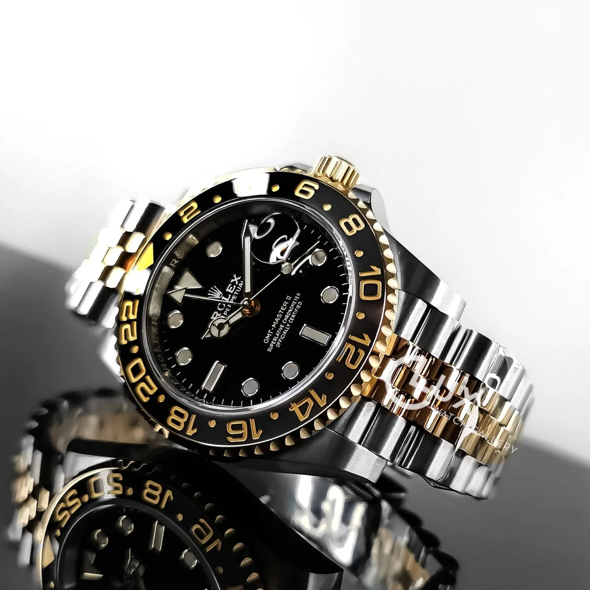 SOLD ] Rolex GMT-Master II Guinness - 126713GRNR – Lux Watch Gallery