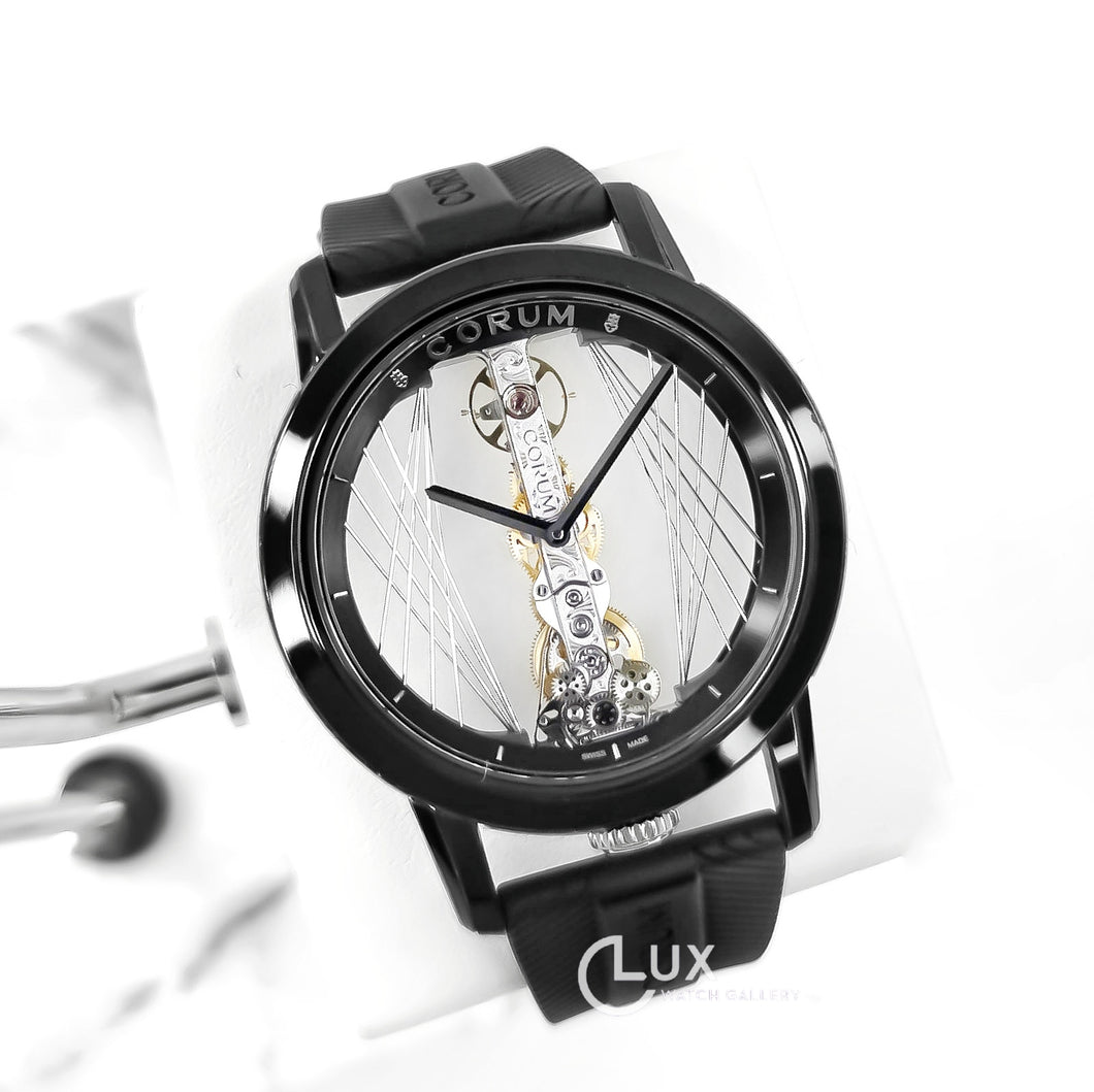 Corum Golden Bridge 43 Titanium DLC Art Deco - 113.955.95/F371 CA59G